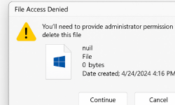 Featured image of post 在 Windows 上删除顽固的 nul 文件