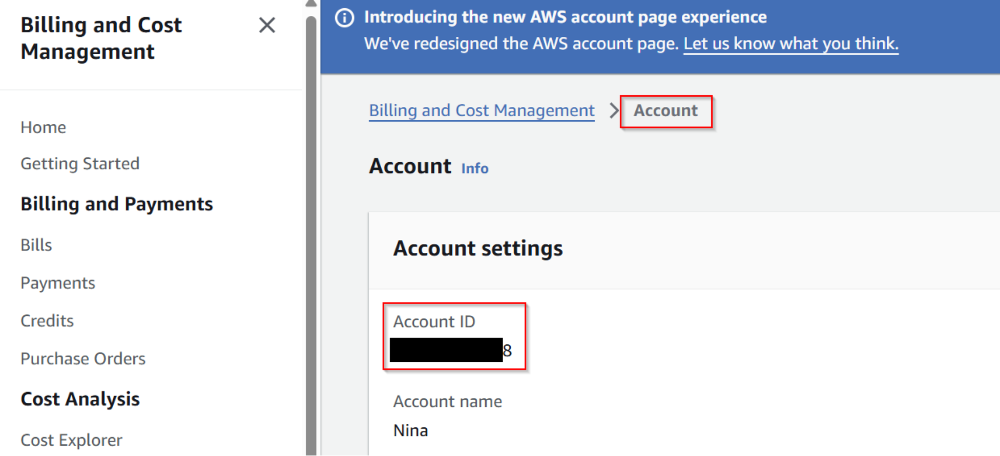 Get AWS Account ID