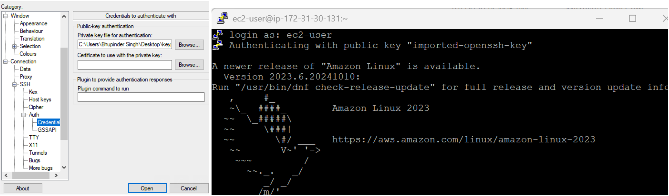 Login to EC2 Instance