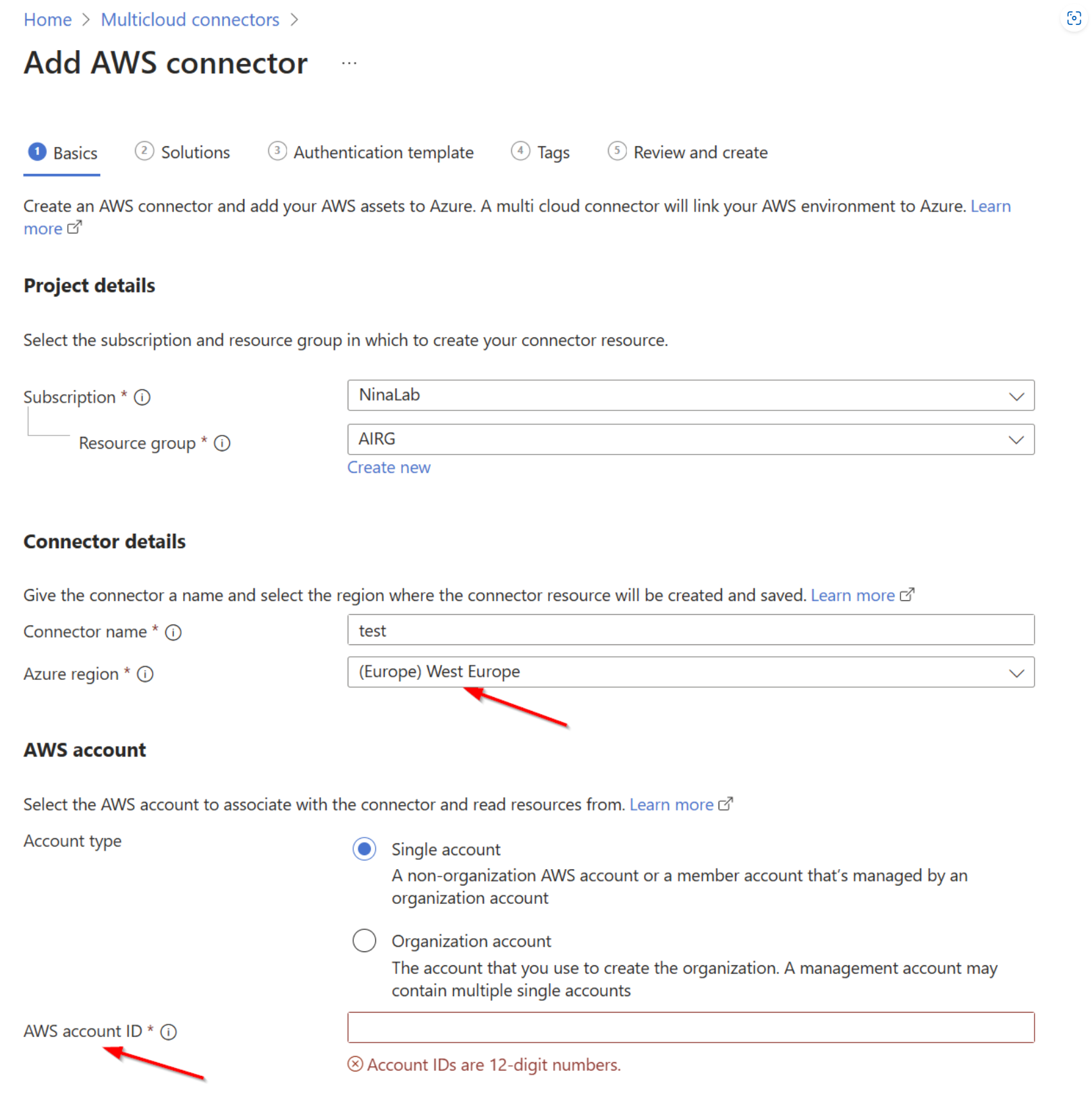 Multi Cloud Connector Setup
