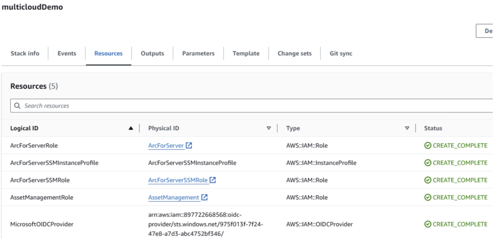 Validate Resources Created